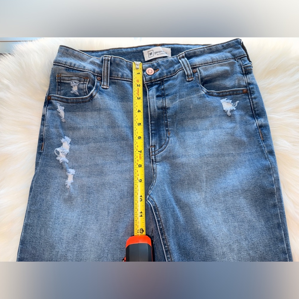 Re Generation Floral Embroidered Flare Jeans 11/30 NWOT Y2K - Picture 5 of 10